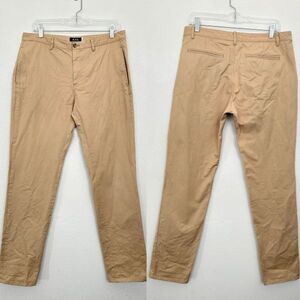 APC Chino Trouser Pant Tapered Beige 100% Cotton Flat Front Men's 32x32 Waist 32